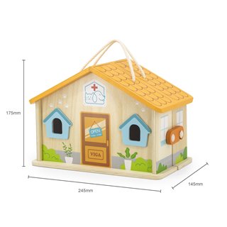 Viga Toys® Wooden Pet Hospital Playset